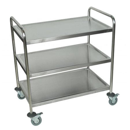OFFICETOP Stainless Steel Transport Cart OF12832